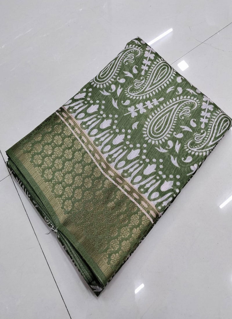 KGM Batik Cotton Silk Printed Non Catalog Sarees